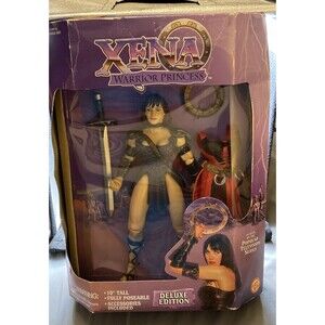 XENA WARRIOR PRINCESS DELUXE EDITION 10" FIGURE 1996 TOY BIZ New Damaged Box